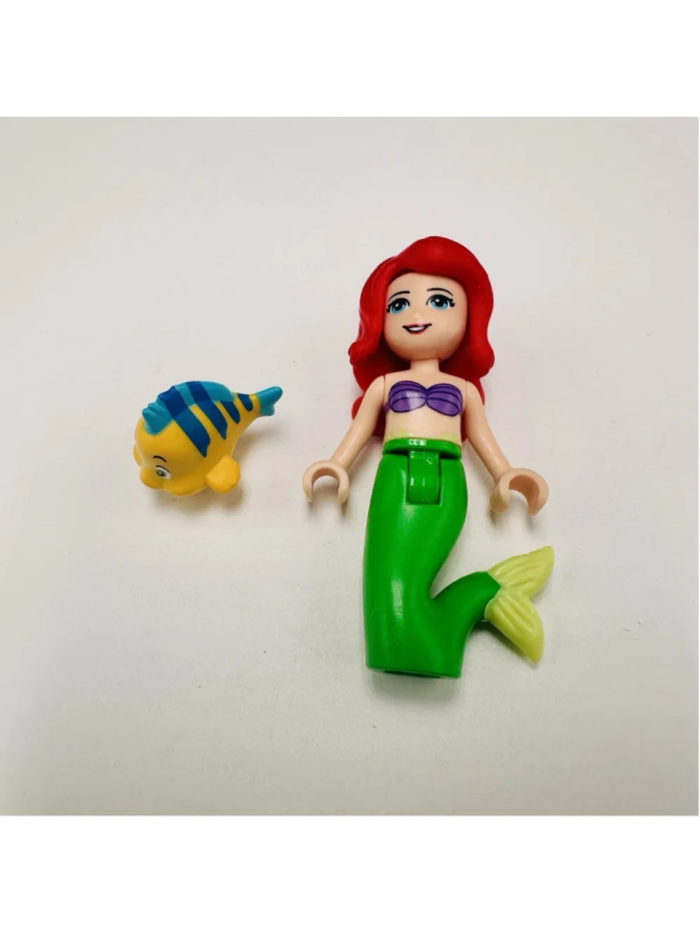 LEGO Ariel Minifigure Disney Princess Little Mermaid And Flounder